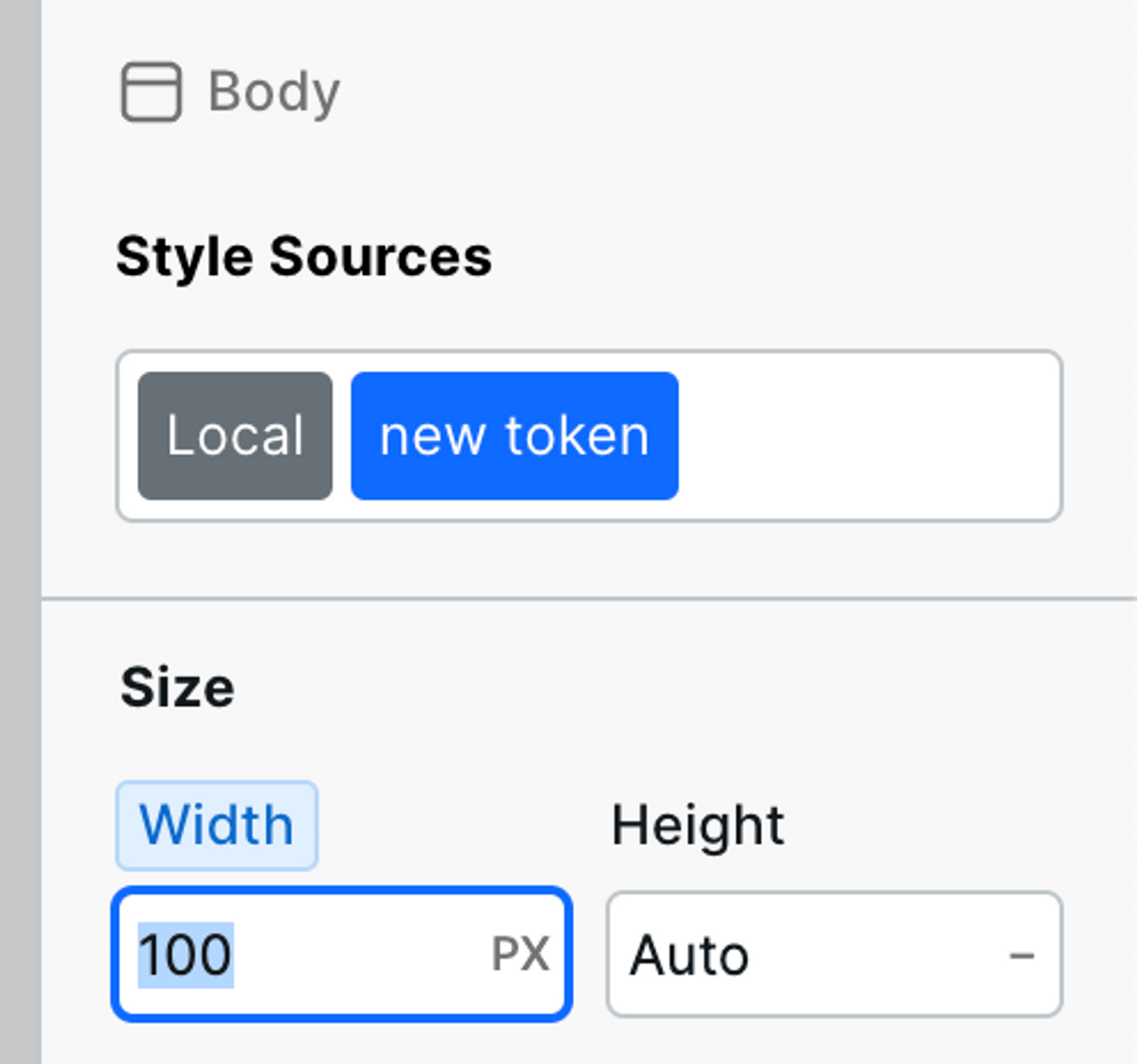 Styling Tokens
