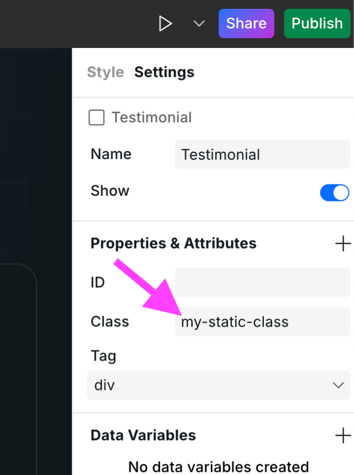 A static class