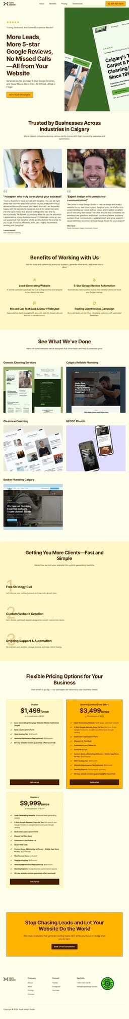Webstudio Example Hope Design Studio (design)