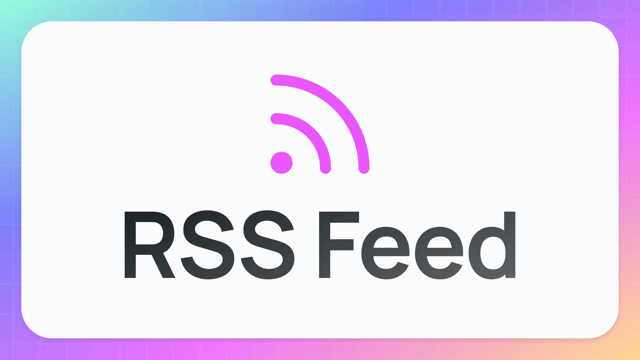 Cover image of the RSS Feed template