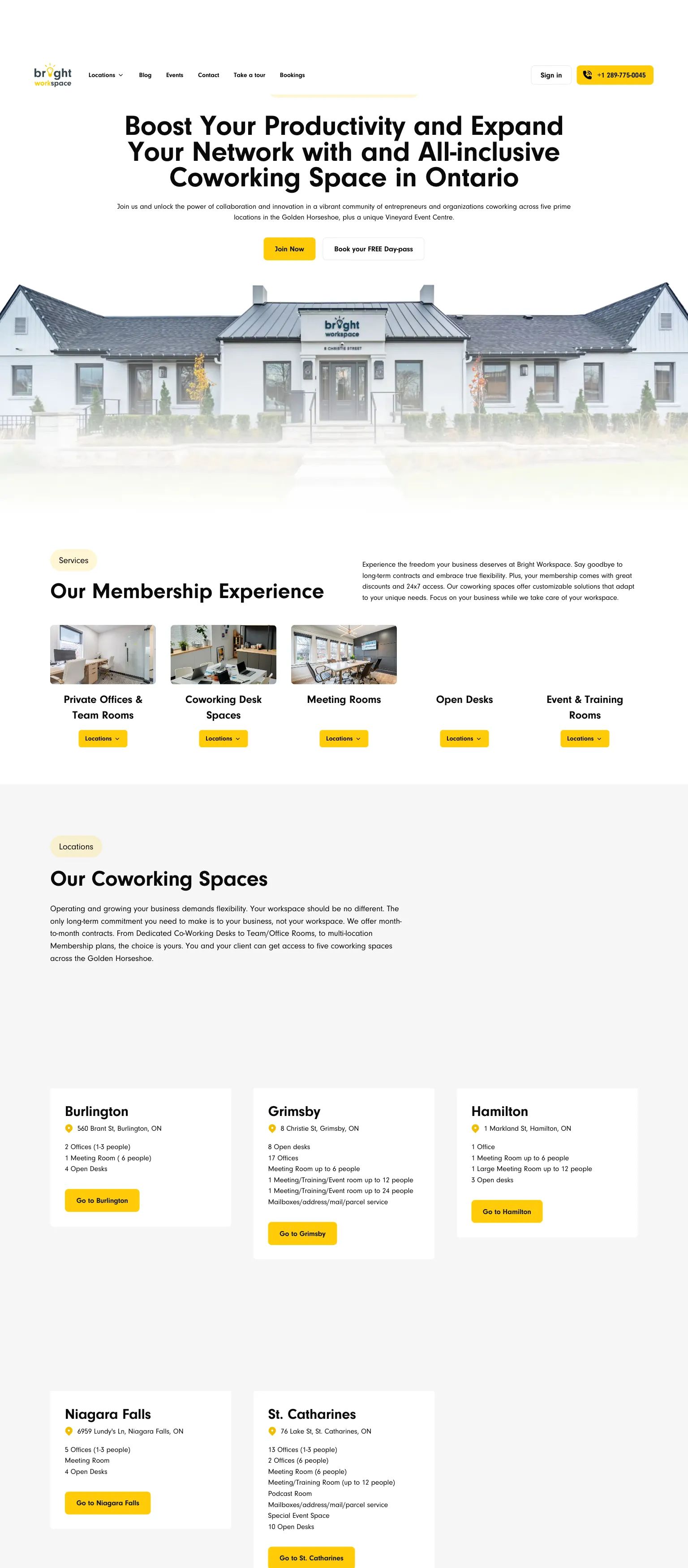 Screenshot of Bright Workspace