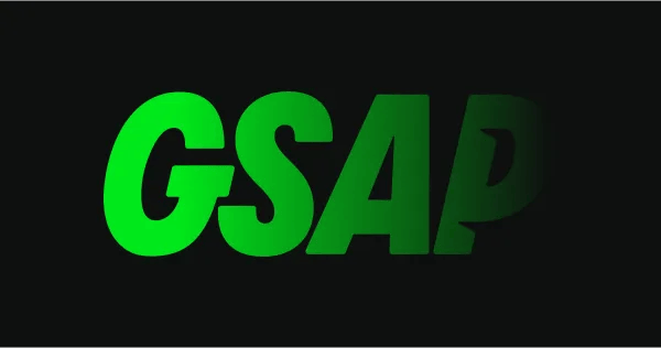 Cover image of the GSAP template