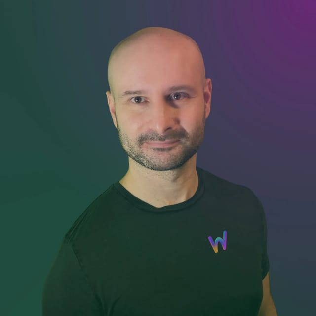 Portrait of Oleg Isonen, cofounder of Webstudio