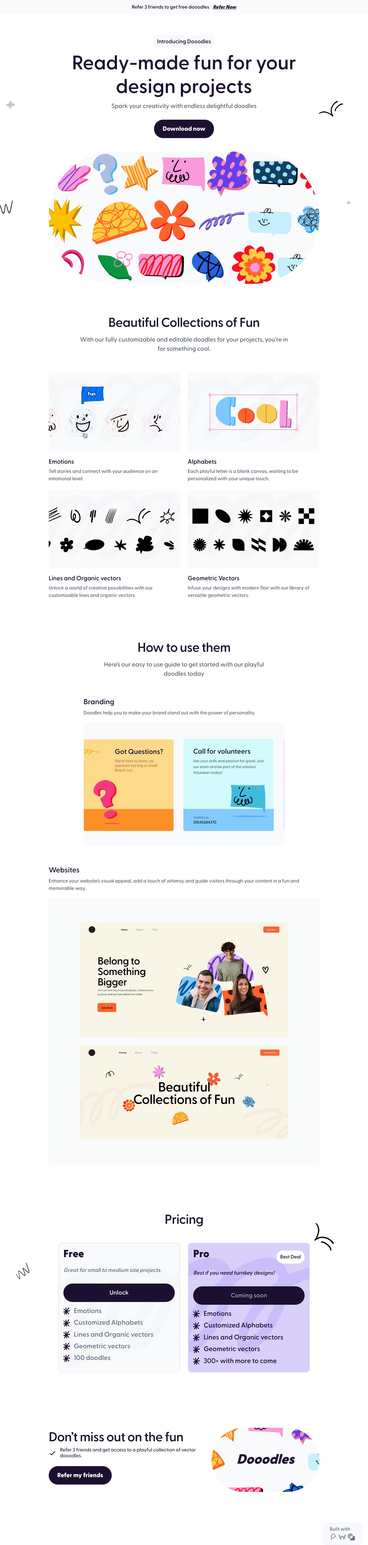 Webstudio Example dooodles (SaaS)