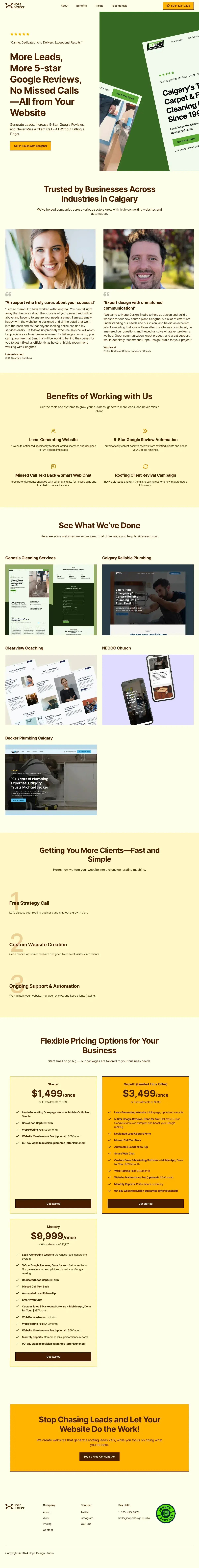 Webstudio Example Hope Design Studio (design)